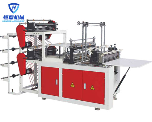 HD-GFQ600/800/1000/1200 Double layer Four Line Heat sealing&Cold-cutting Bag Making Machine